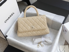 Túi xách X Coco Da Sần Khóa Vàng Size 23cm Có 2 hộp