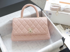 Túi xách X Coco Da Sần Khóa Vàng Size 23cm Có 2 hộp