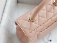 Túi xách X Coco Da Sần Khóa Vàng Size 23cm Có 2 hộp