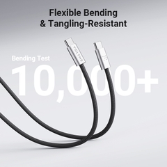 Cáp Sạc Nhanh Voltme Powerlink iVox Type-C to Type-C 100w, 120cm cap-sac-nhanh-voltme-powerlink-ivox-c-to-c-100w-120cm-bao-hanh-24-thang