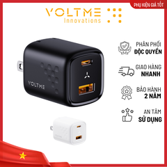 Cốc Sạc Nhanh Voltme 2in1 Revo 20 Duo (TypeC, USB) 