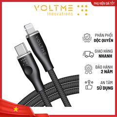 Cáp Sạc Nhanh Voltme Powerlink Rugg Type-C to Lightning 4.0f (3A) cap-sac-nhanh-voltme-powerlink-rugg-ctl-4-0f-3a