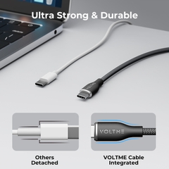Cáp Sạc Nhanh Powerlink Rugg Type C to Type C 3.3f (3A) voltme-cap-sac-nhanh-voltme-powerlink-rugg-typec-3-3f-3a-voltmevietnam.vn