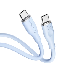 Cáp Sạc Nhanh Voltme Powerlink Moss C to Lightning 3.3f (3A) cap-sac-nhanh-voltme-powerlink-moss-c-to-lightning-3-3f-3a-mau-xanh-da-troi