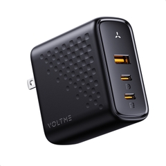 Cốc Sạc Nhanh Voltme 3in1 Revo 100W GaN3, Power Delivery 3.0 (2 Type-C, 1 USB) voltme-coc-sac-nhanh-voltme-3in1-revo-100w-gan3-power-delivery-3-0-2-type-c-1-usb-voltmevietnam