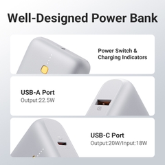 Sạc Dự Phòng VOLTME Hypercore 10K Lite Power Bank 22.5W voltme-sac-du-phong-sac-nhanh-voltme-hypercore-10k-lite-22.5W