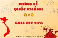 [FLASH SALE 27/08 - 05/09] - Chào Mừng Mùa Lễ Quốc Khánh!