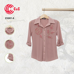 23207 - Họa Tiết Nghệ Thuật Cổ Điển Hoa Lá 6 Màu