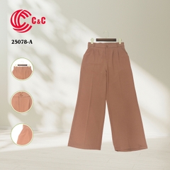 25078 - Xếp Ly Ống Suông 4 Màu