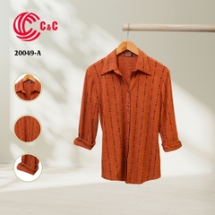 20049 - Vải Thun Họa Tiết Kẻ Sọc Dọc Chấm Bi 5 Màu