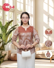 25130 - Phối Lưới Thêu Hoa Duyên Dáng Nhã Nhặn