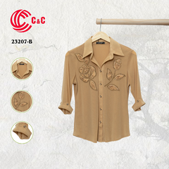 23207 - Họa Tiết Nghệ Thuật Cổ Điển Hoa Lá 6 Màu