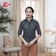 15527 - Vải Thun Họa Tiết Kẻ Sọc