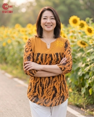 25130 - Phối Lưới Thêu Hoa Duyên Dáng Nhã Nhặn