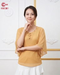25188 - Áo Cánh Tiên Phong Cách Hiện Đại Họa Tiết Thêu Đính Đá Độc Đáo