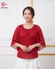 25188 - Áo Cánh Tiên Phong Cách Hiện Đại Họa Tiết Thêu Đính Đá Độc Đáo