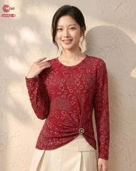 26062 - Áo Kiểu Tay Dài Phong Cách Modern Feminine