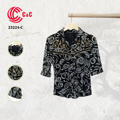 23224 - Họa Tiết Ốc Xoáy 5 Màu Trang Trí Đá Thủy Tinh