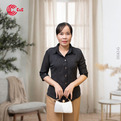 18163 - Vải Lưới Họa Tiết Sọc Dọc Nhỏ 3 Màu