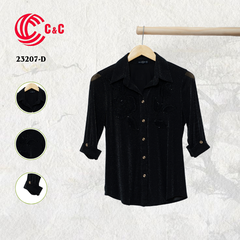 23207 - Họa Tiết Nghệ Thuật Cổ Điển Hoa Lá 6 Màu