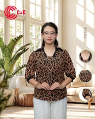 25122 - In Họa Tiết Thêu Ánh Kim Thanh Lịch Tinh Tế