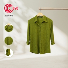 20040 - Vải Thun Họa Tiết Sọc Dọc 6 Màu