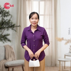 20040 - Vải Thun Họa Tiết Sọc Dọc 6 Màu