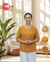 25103 - Cổ Ren Thêu Hoa Văn Tinh Xảo Đính Đá Thủy Tinh