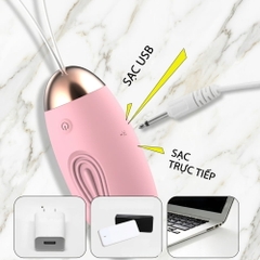 Trứng rung LiLo Cá Voi Remote