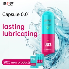 Bao cao su DryWell PU 001 Ultimate Lubrication - Siêu mỏng 001 - Trơn mượt tối đa - Hộp 6 viên