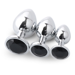 Plug hậu môn Inox Đính Đá