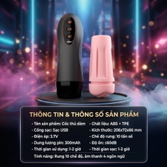 Âm đạo giả hít tường đa năng Jiuai Explorer Cup (có app)