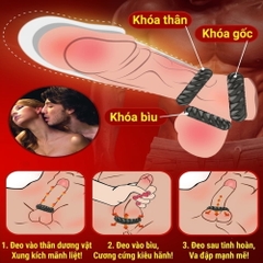 Vòng đeo dương vật Aichao Cock Ring Bộ 3s