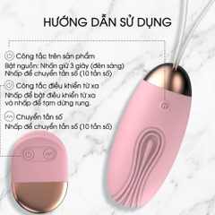 Trứng rung LiLo Cá Voi Remote
