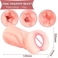 Âm đạo giả nguyên khối Jiuai Shadow Beast 130gr