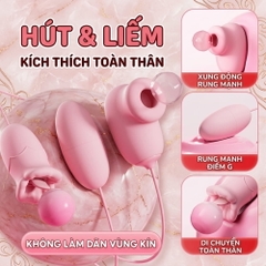 Trứng rung đa năng MizzZee 3 đầu
