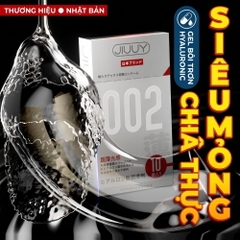 Bao cao su Jiuuy 002 Light Sensation siêu mỏng hộp 10 chiếc