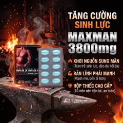 Viên uống cương dương Maxman 3800 hộp 10 viên