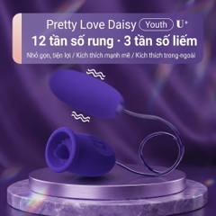 Trứng rung đa năng Pretty Love Daisy-Youth