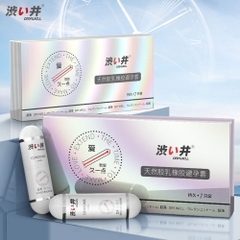 Bao cao su Drywell Long Lasting kéo dài quan hệ hộp 7 viên