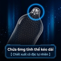 Bao cao su DryWell Long Lasting kéo dài thời gian hộp 3 chiếc