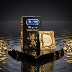 Bao cao su Durex Kingtex size nhỏ hộp 12 chiếc