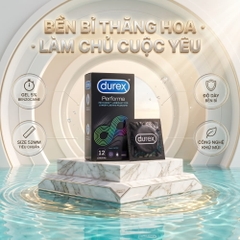 Bao cao su Durex Performa kéo dài thời gian hộp 12 chiếc