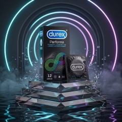 Bao cao su Durex Performa kéo dài thời gian hộp 12 chiếc