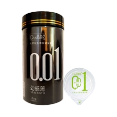 Bao cao su Dusbang 0.01 lon đen hộp 10 chiếc chính hãng