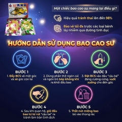Bao cao su tăng khoái cảm Gold Gai hộp 2 chiếc