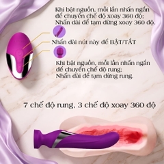 Chày rung hai đầu đa năng Aphojoy Yue Dong