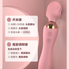 Chày rung hai đầu Sagan AV massage đa năng chính hãng