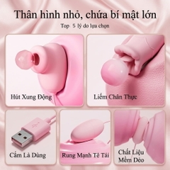 Trứng rung đa năng MizzZee 3 đầu