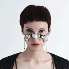 BDSM Mặt nạ mũi A Cyberpunk inox bạo dâm chính hãng